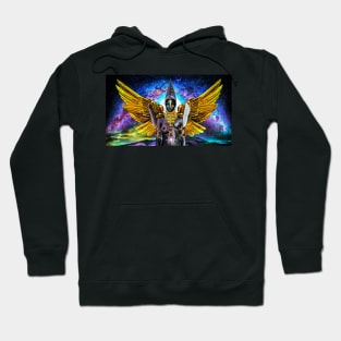 AFRICAN HERMES: AGWU / THOTH / HERMES BY SIRIUS-UGO-ART Hoodie